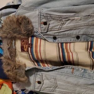 Denim Hollister jacket